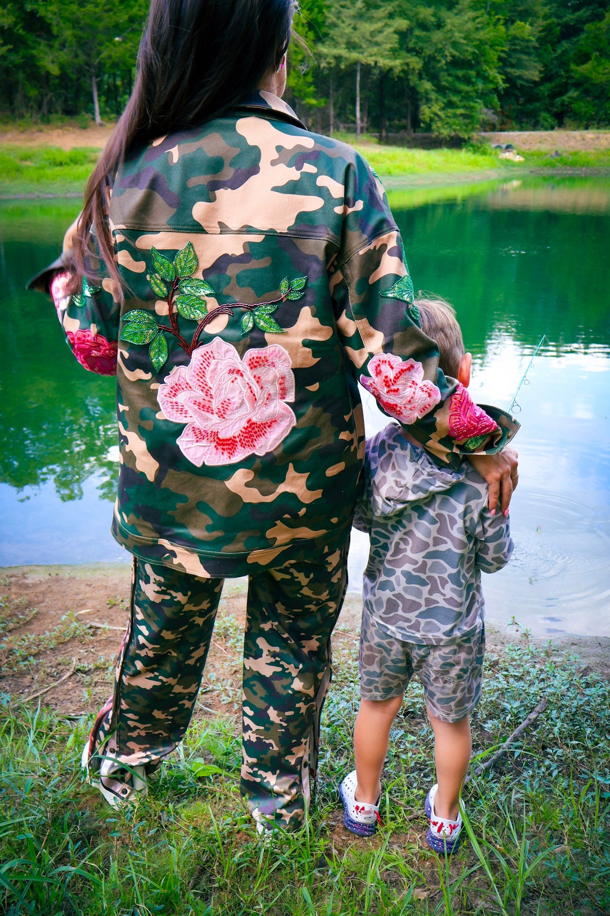 Deer Camp Darling Track Pants